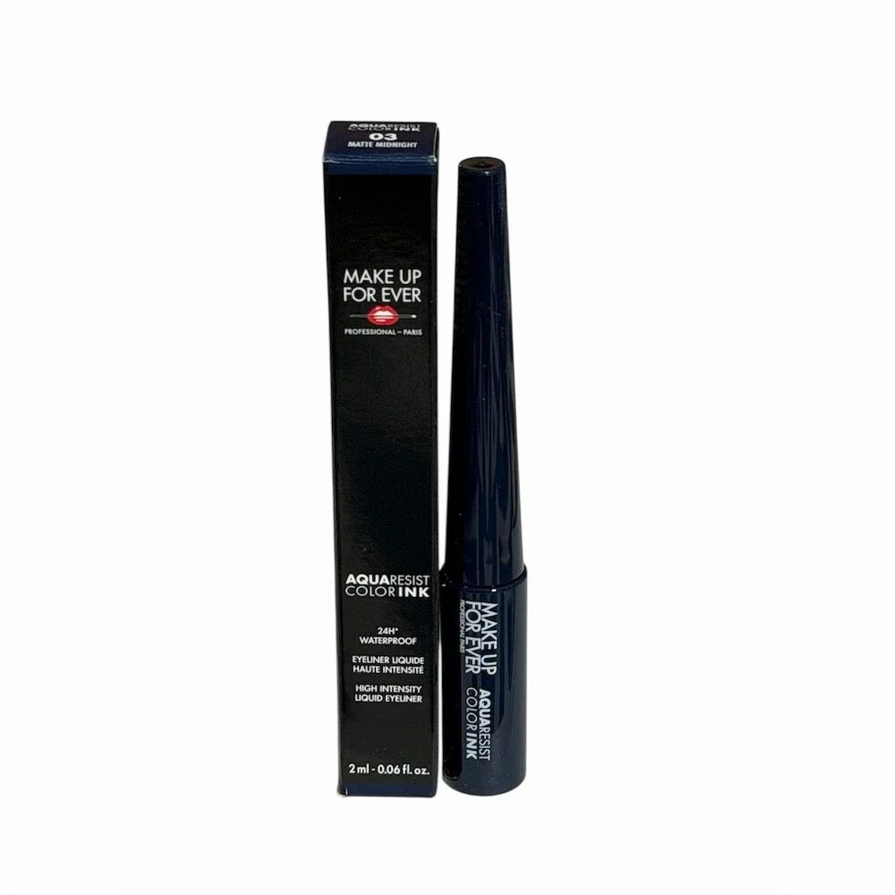 Make Up For Ever Aqua Resist Color Ink Liquid Eyeliner 03 Matte Midnight